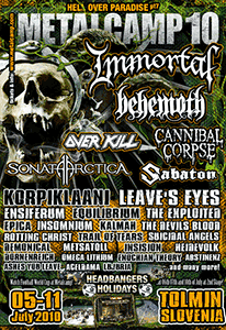 MetalCamp 2010 Plakat