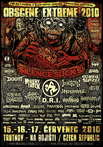 Obscene Extreme 2010 Plakat